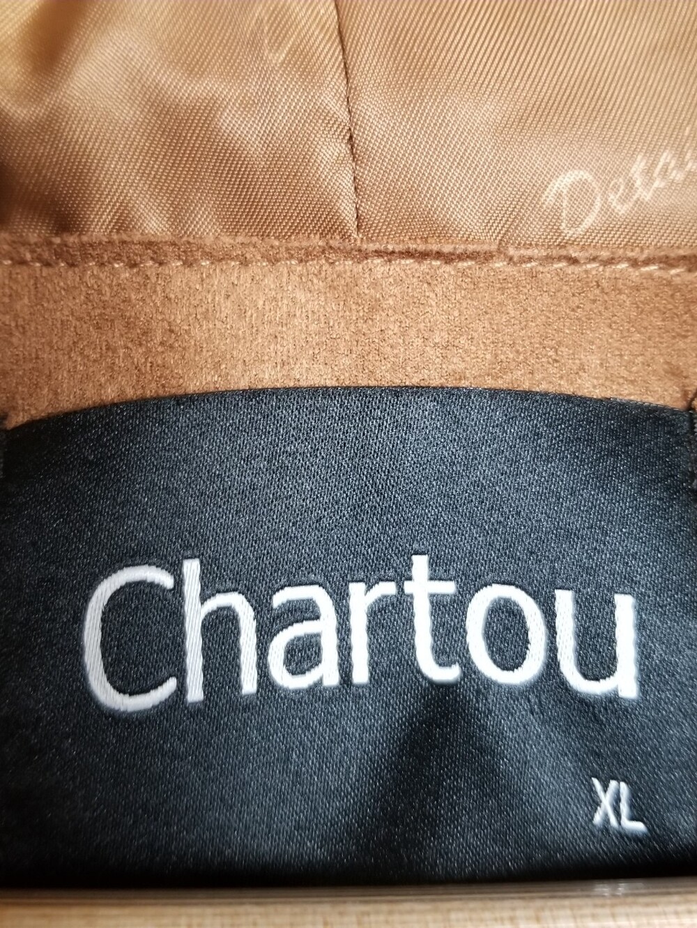 Chartou Faux Leather Jacket Size XL - Picture 7 of 7